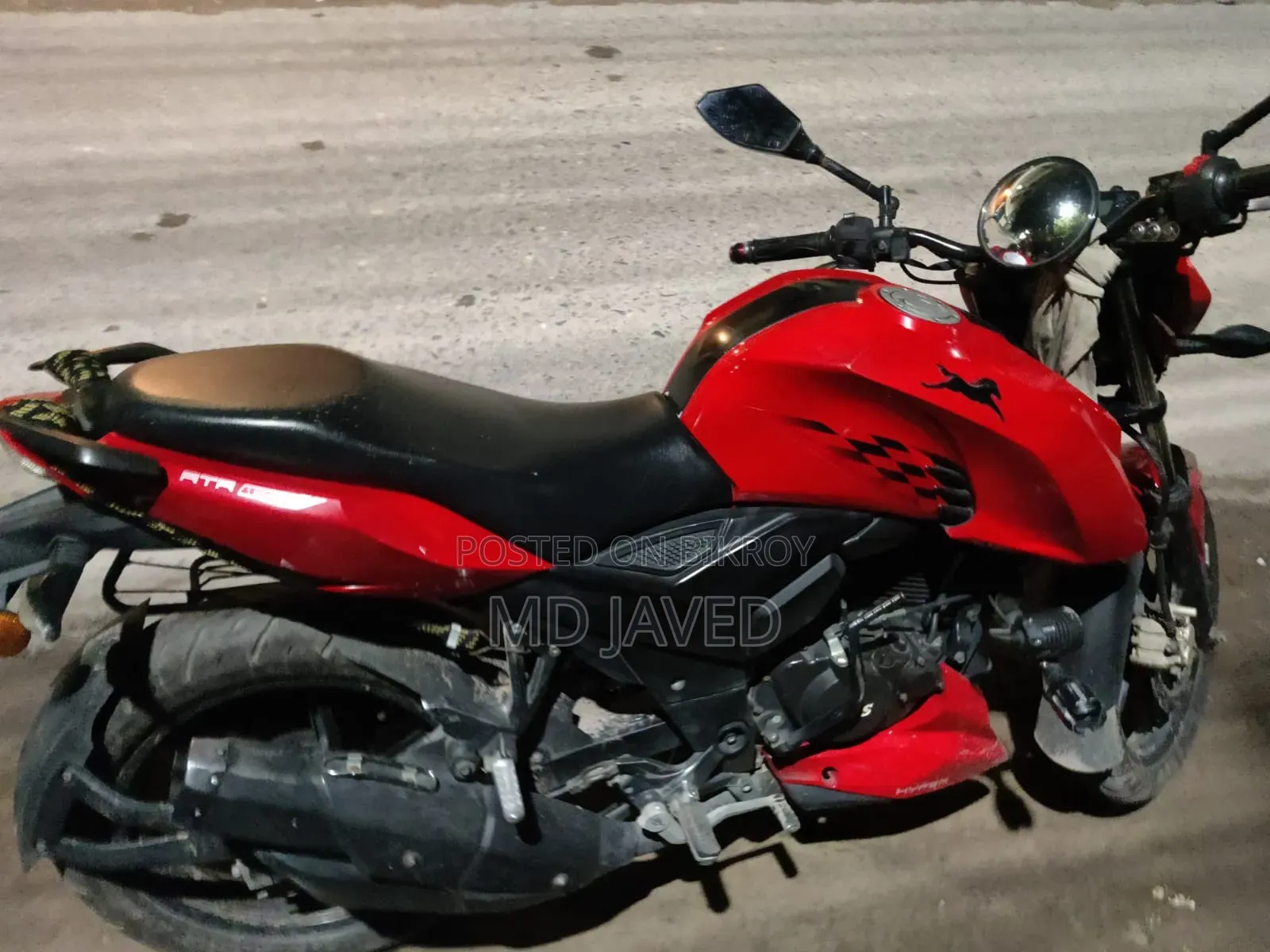 TVS Apache RTR 160 4V 2020 Red