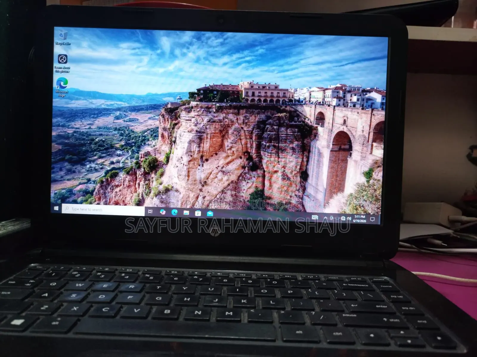 Laptop HP 14-dq1025cl 4GB Intel Core i5 SSD 140GB