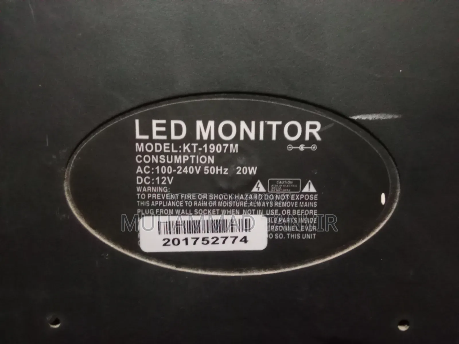 LED Monitor VGA Jack Pattern