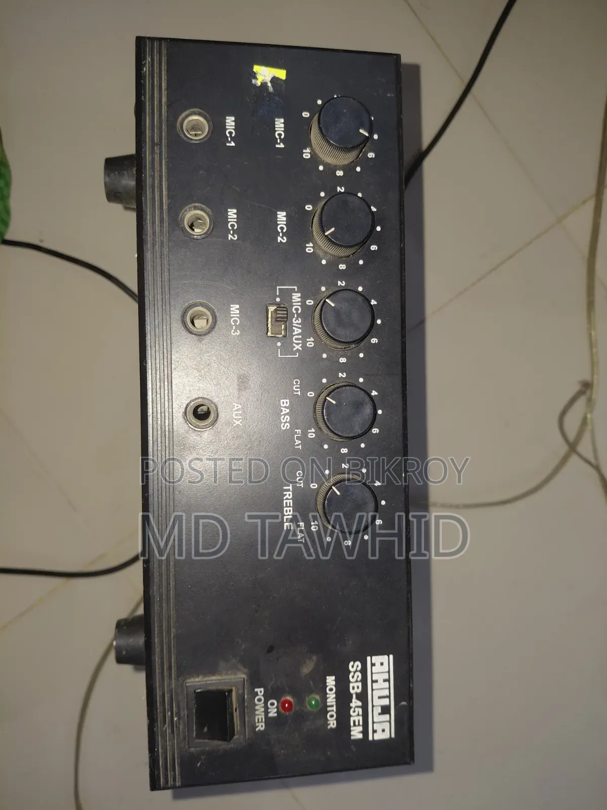 Ahuja brand machine and three boxes for sale for 7000 Taka.