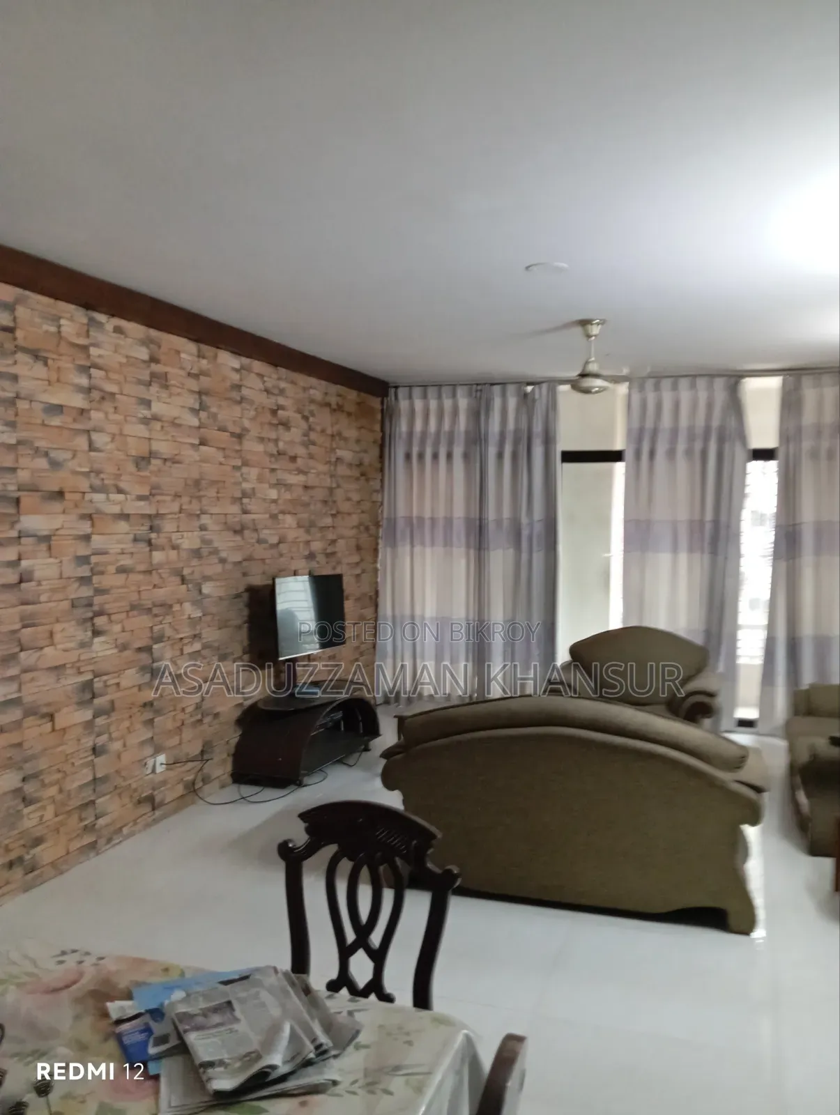 গুলশানে ৩ বেডরুমের অ্যাপার্টমেন্ট ভাড়ার জন্য