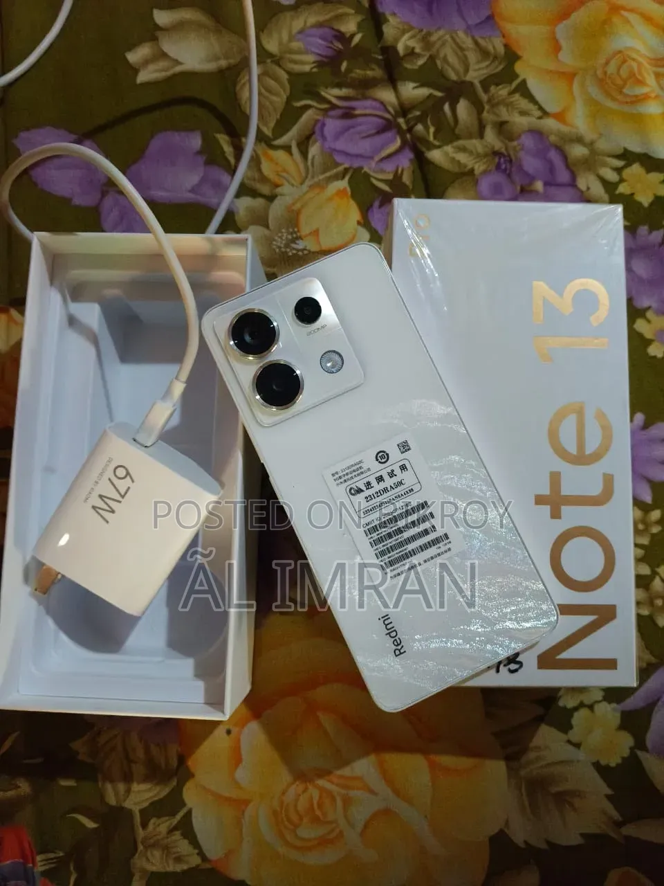 Xiaomi Redmi Note 13 Pro 5G 128 GB White