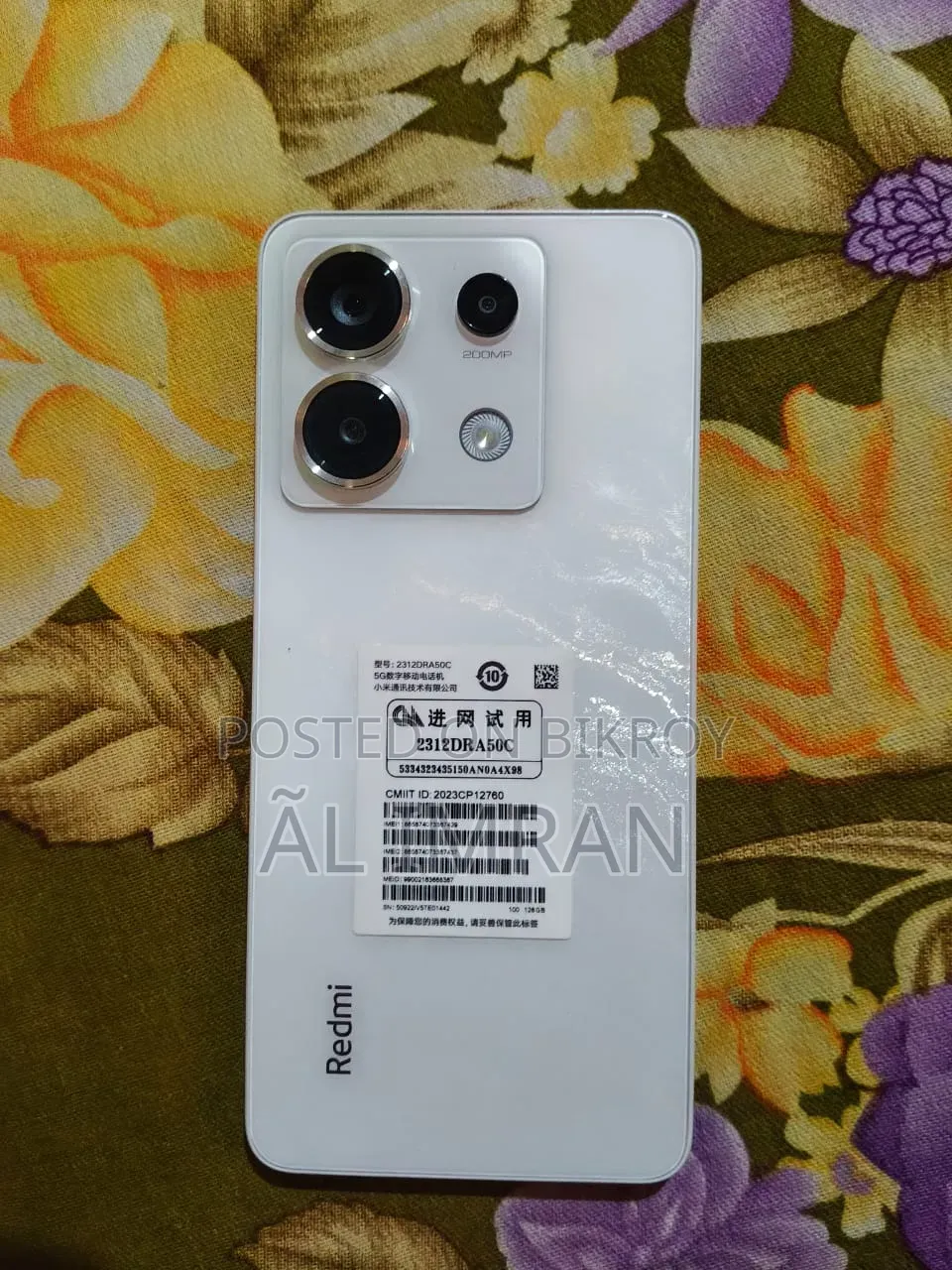 Xiaomi Redmi Note 13 Pro 5G 128 GB White
