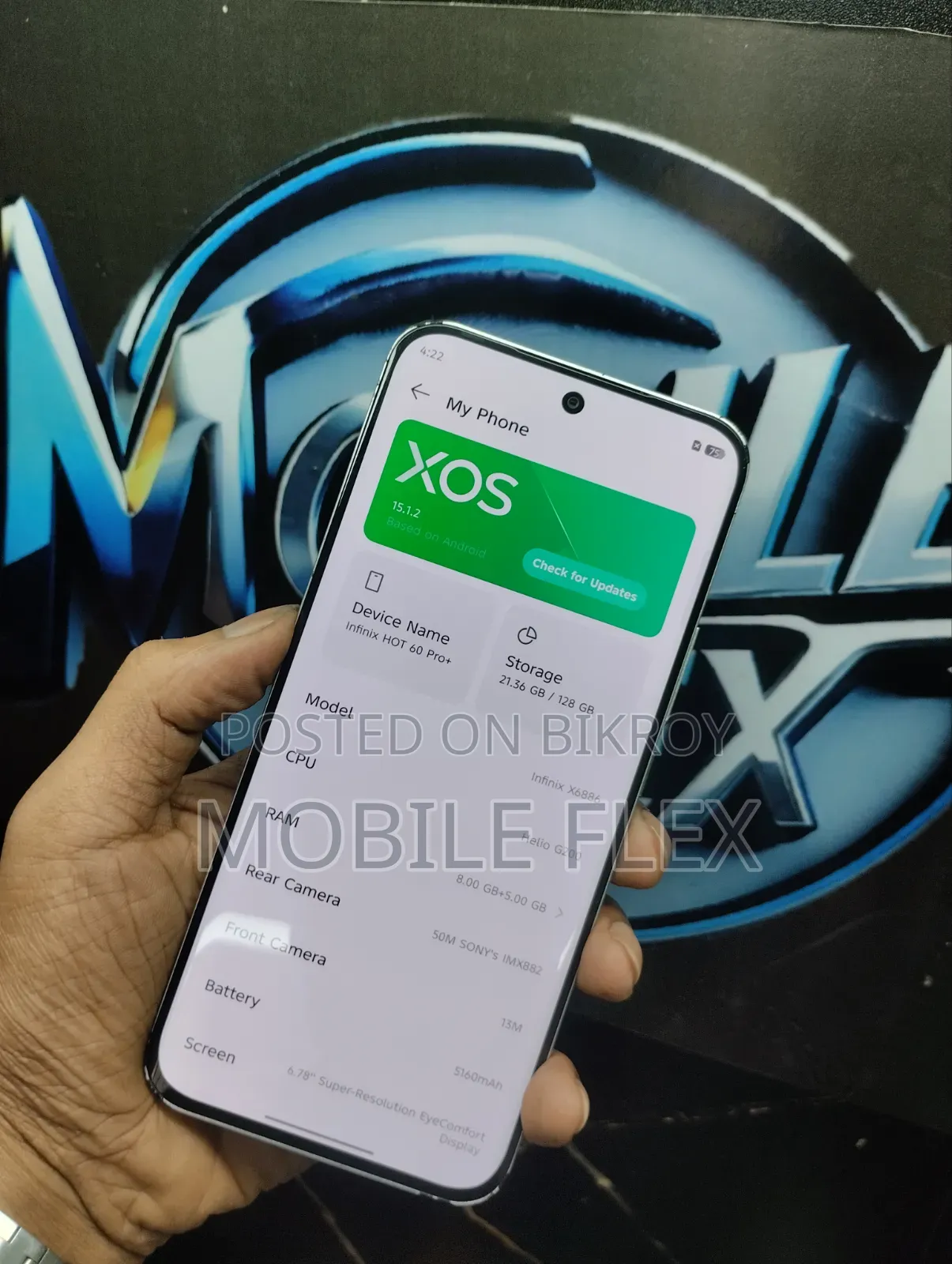 Infinix Hot 60 Pro+ 128 GB Gray