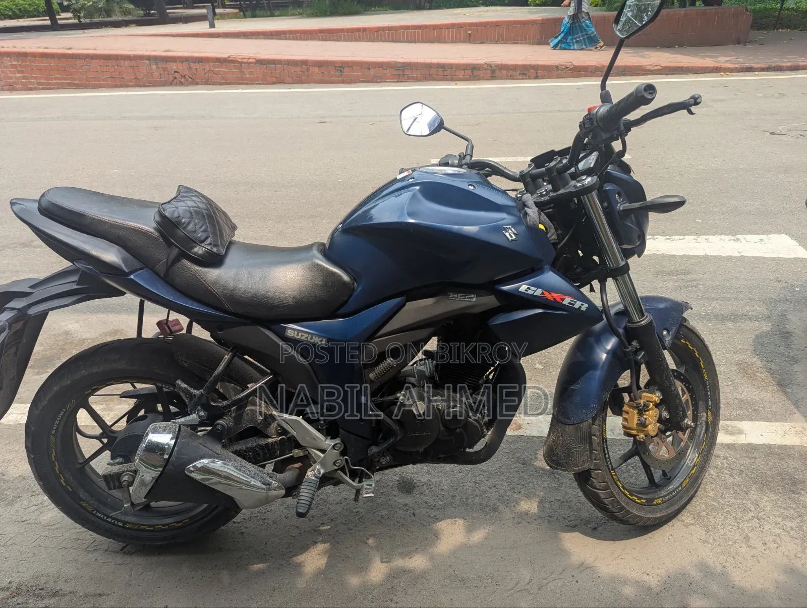 Suzuki Gixxer Monotone 2024 Blue
