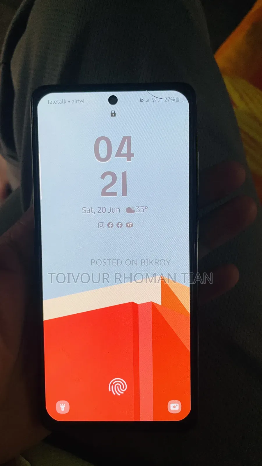 স্যামসাং গ্যালাক্সি এ৫২ ১২৮ জিবি কালো