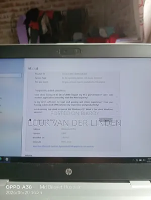Laptop HP ProBook 640 G5 8GB Intel Core I5 HDD+SSD 128GB
