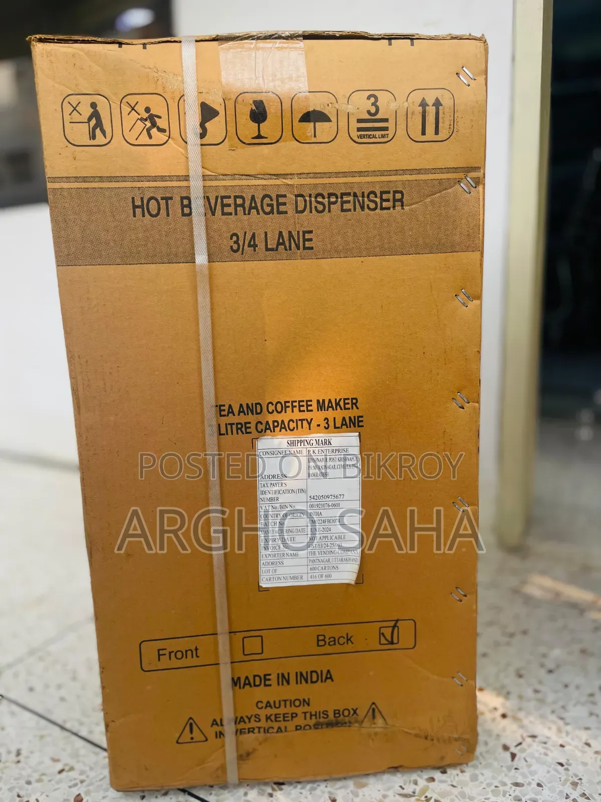 Premix Coffee Vending Machine