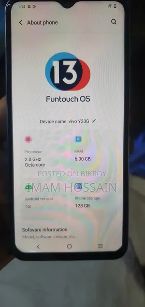 Vivo Y20G 128 GB Green