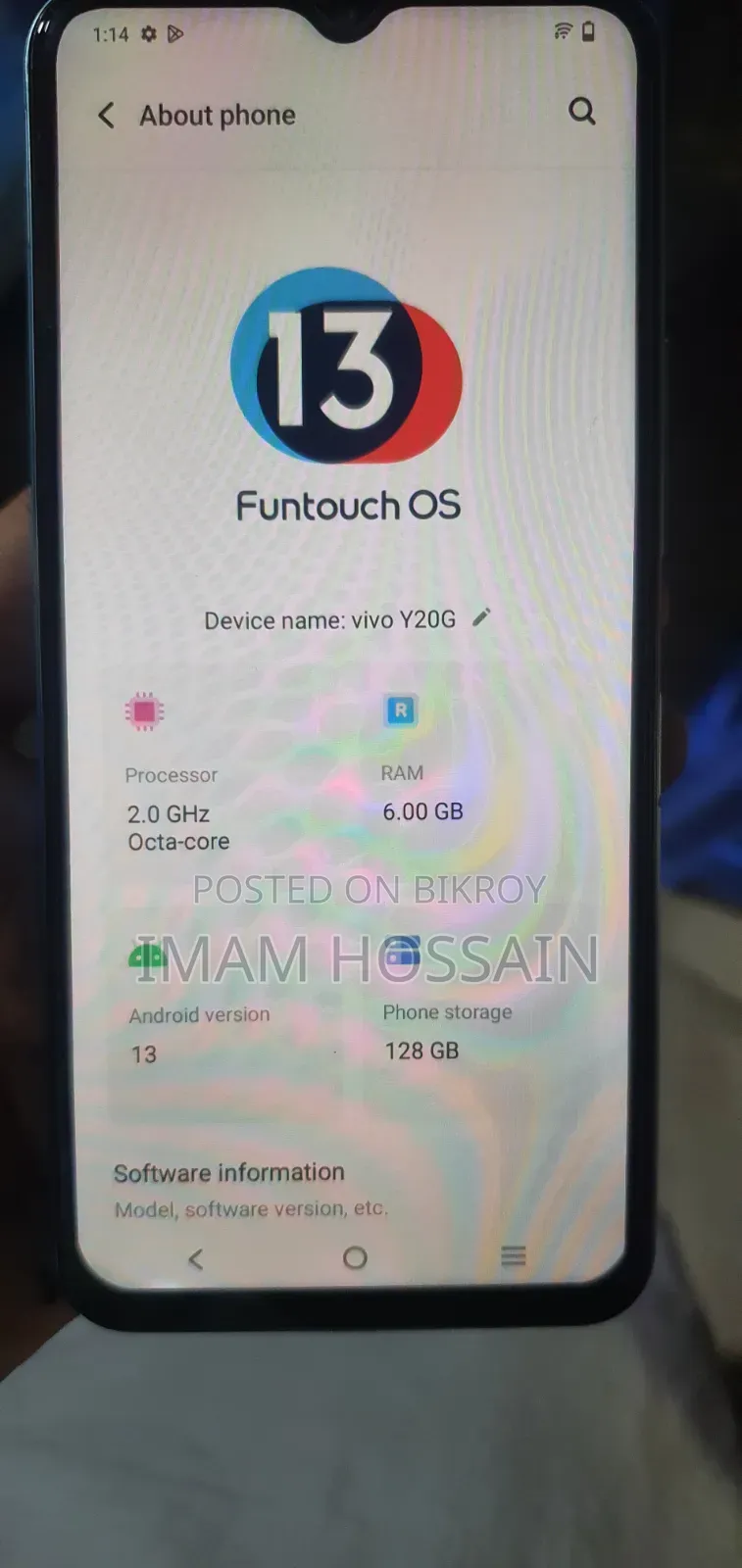 Vivo Y20G 128 GB Green