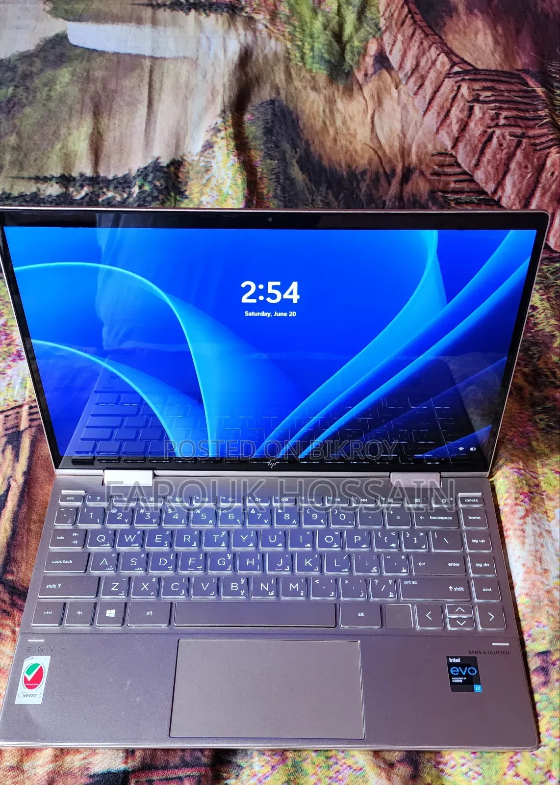 Laptop HP Envy X360 16GB Intel Core I7 SSD 1T