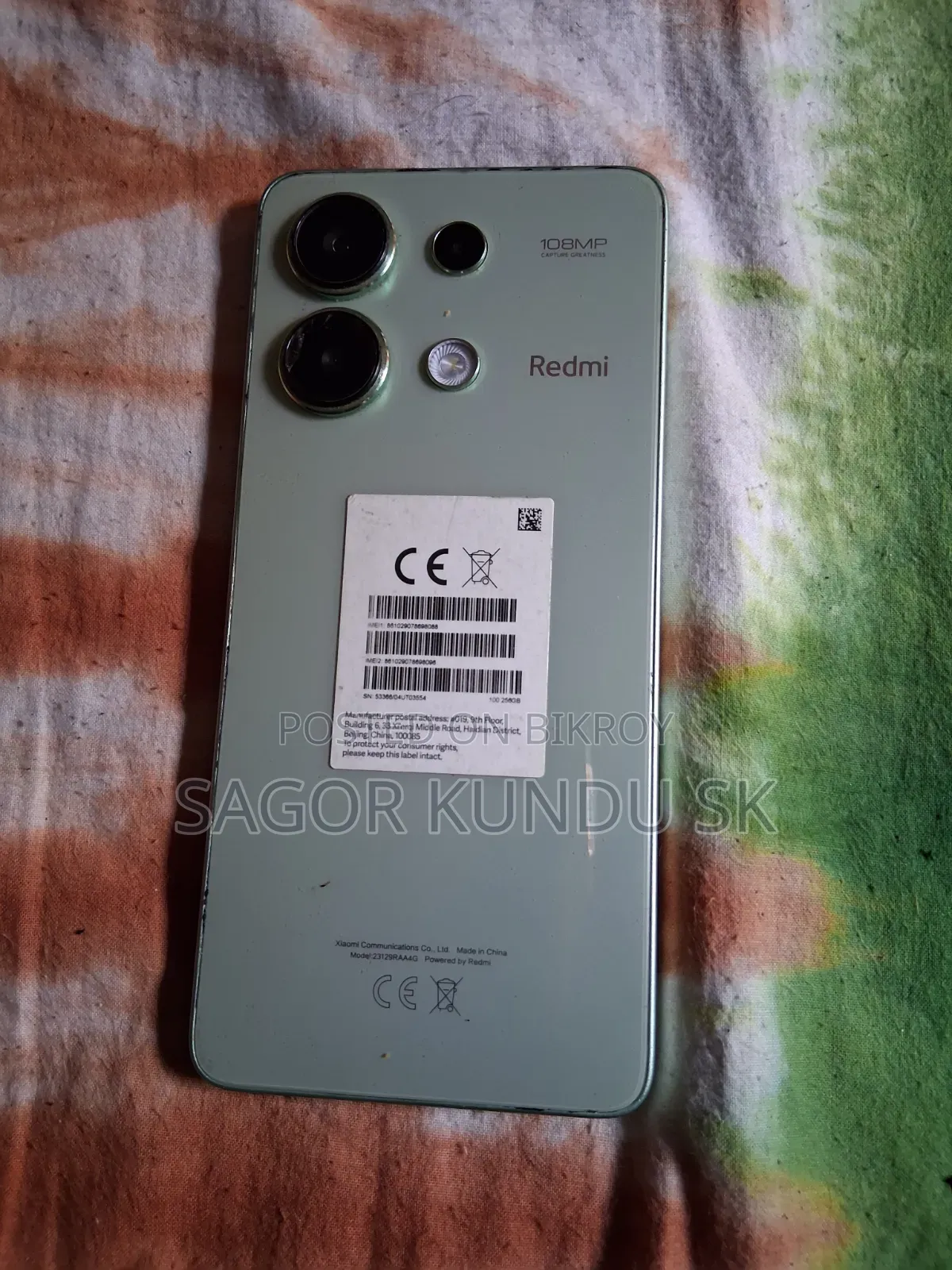 Xiaomi Redmi 13 256 GB Green