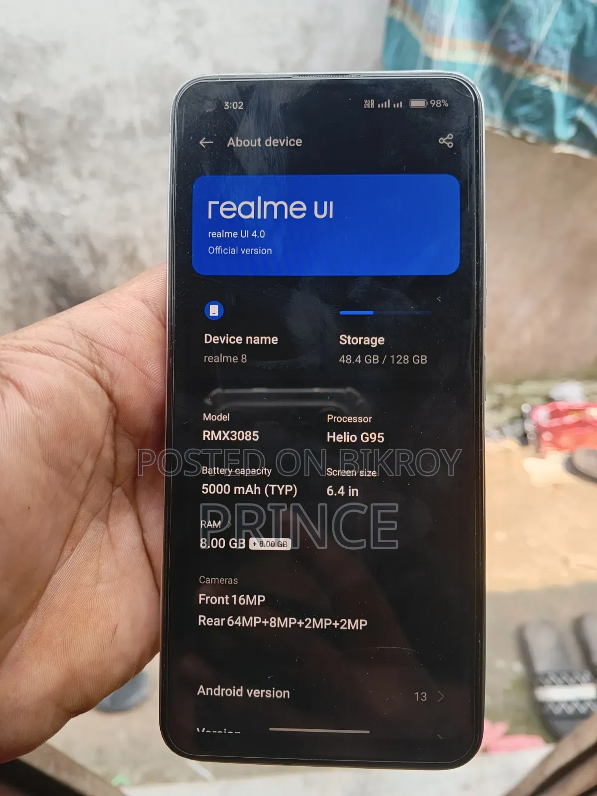 Realme 8 5G 128 GB Silver