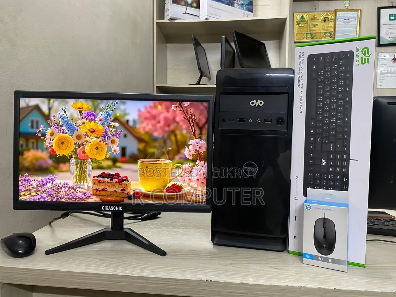 Desktop Computer 4GB Intel Core I3 SSD 128GB