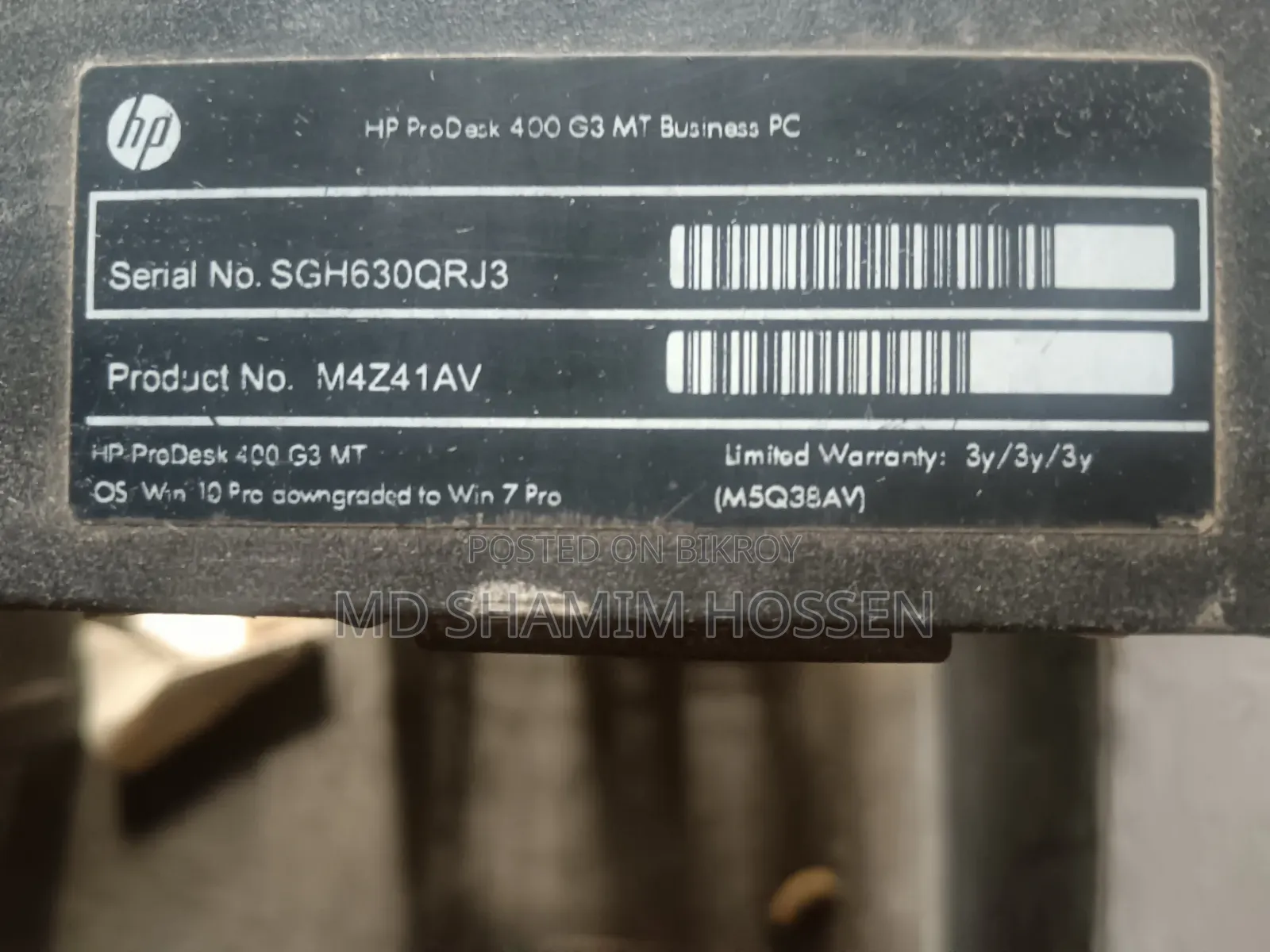 4th 6th Gen (Hp Prodesk Oem) Desktop Parts for Sell or Exchange