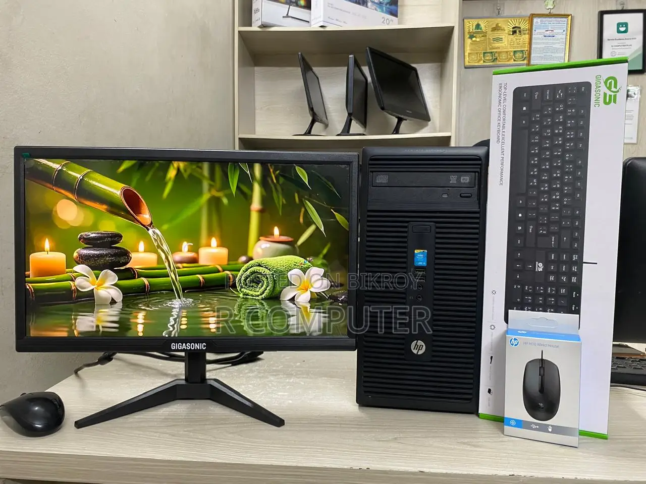 Desktop Computer HP 4GB Intel Core I3 SSD 128GB