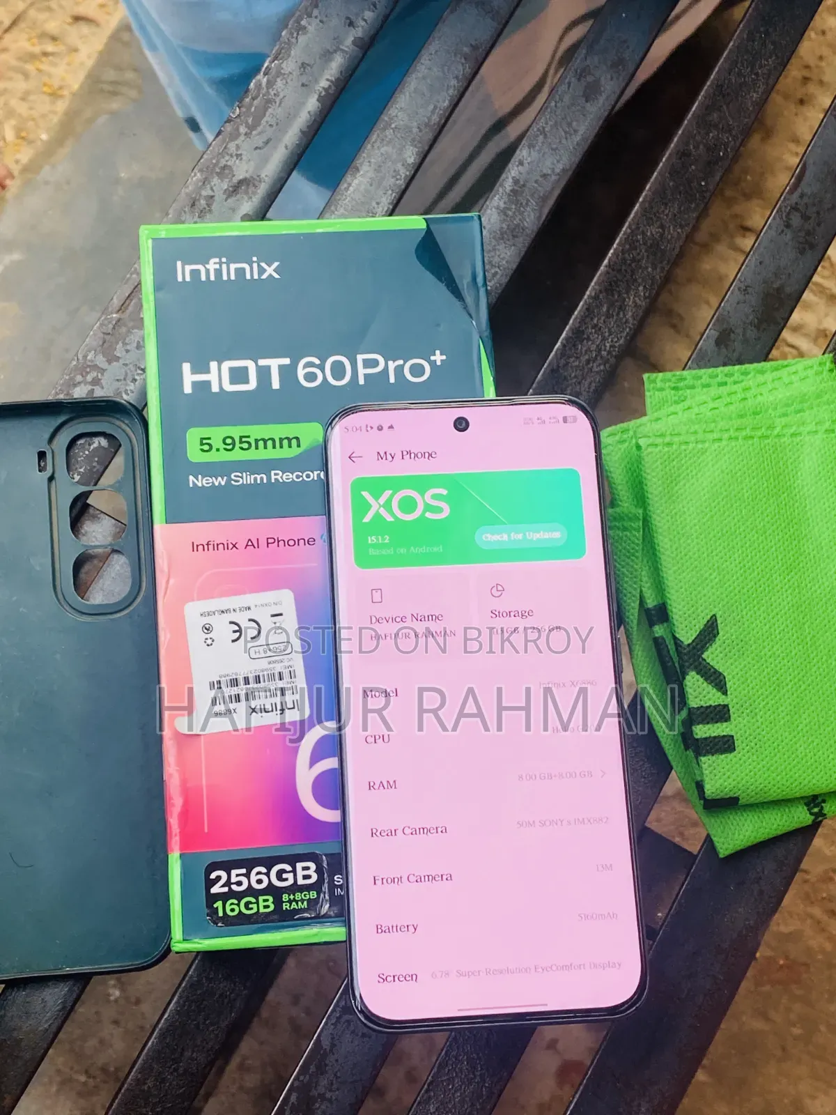 Infinix Hot 60 Pro+ 256 GB Black