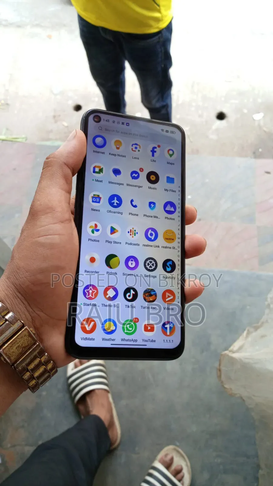 New Realme 8 GB Blue