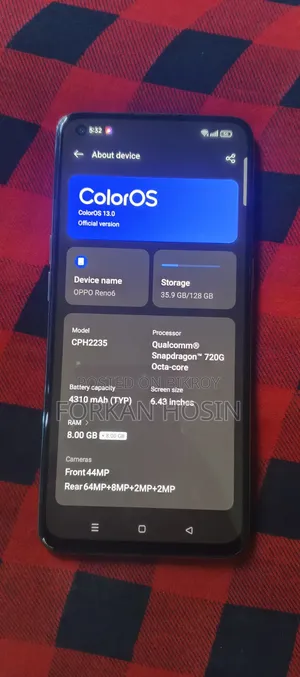 Oppo Reno6 128 GB Bronze