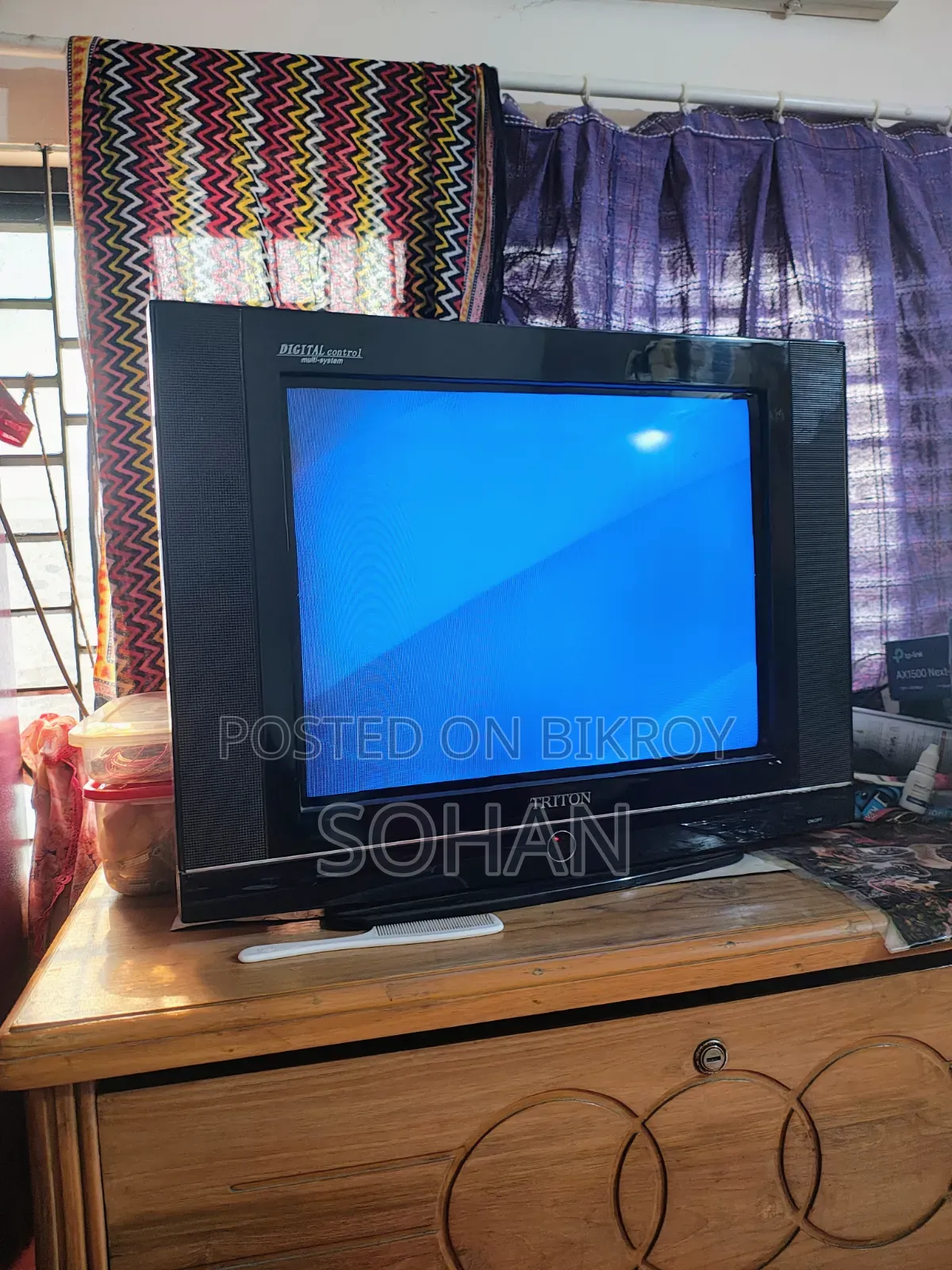 Triton 21" Color CRT TV (Used, Good Condition)