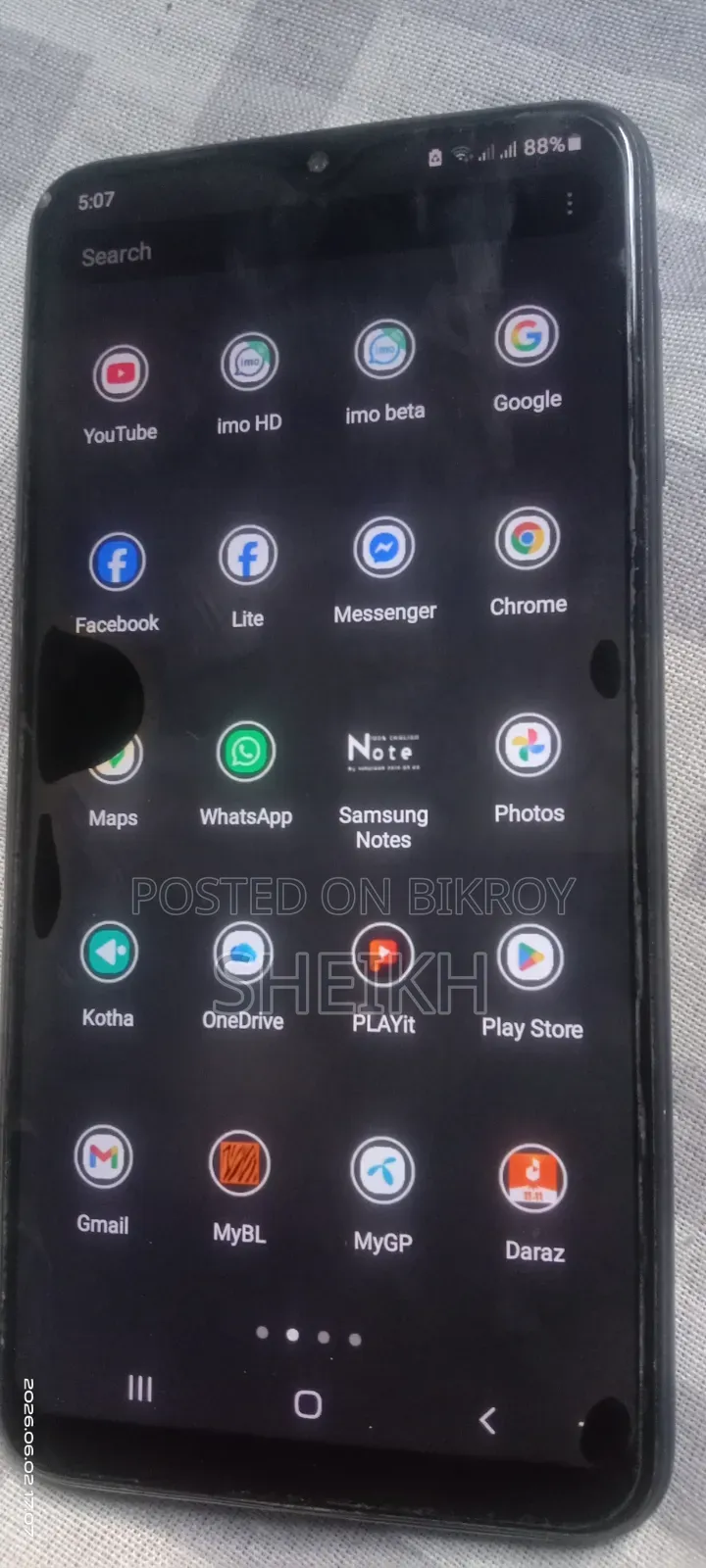 Samsung A10 32 GB Blue