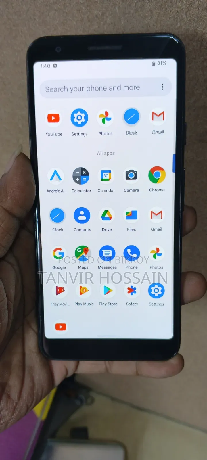 গুগল পিক্সেল ৩এ ৬৪ জিবি ব্ল্যাক