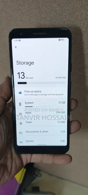 গুগল পিক্সেল ৩এ ৬৪ জিবি ব্ল্যাক