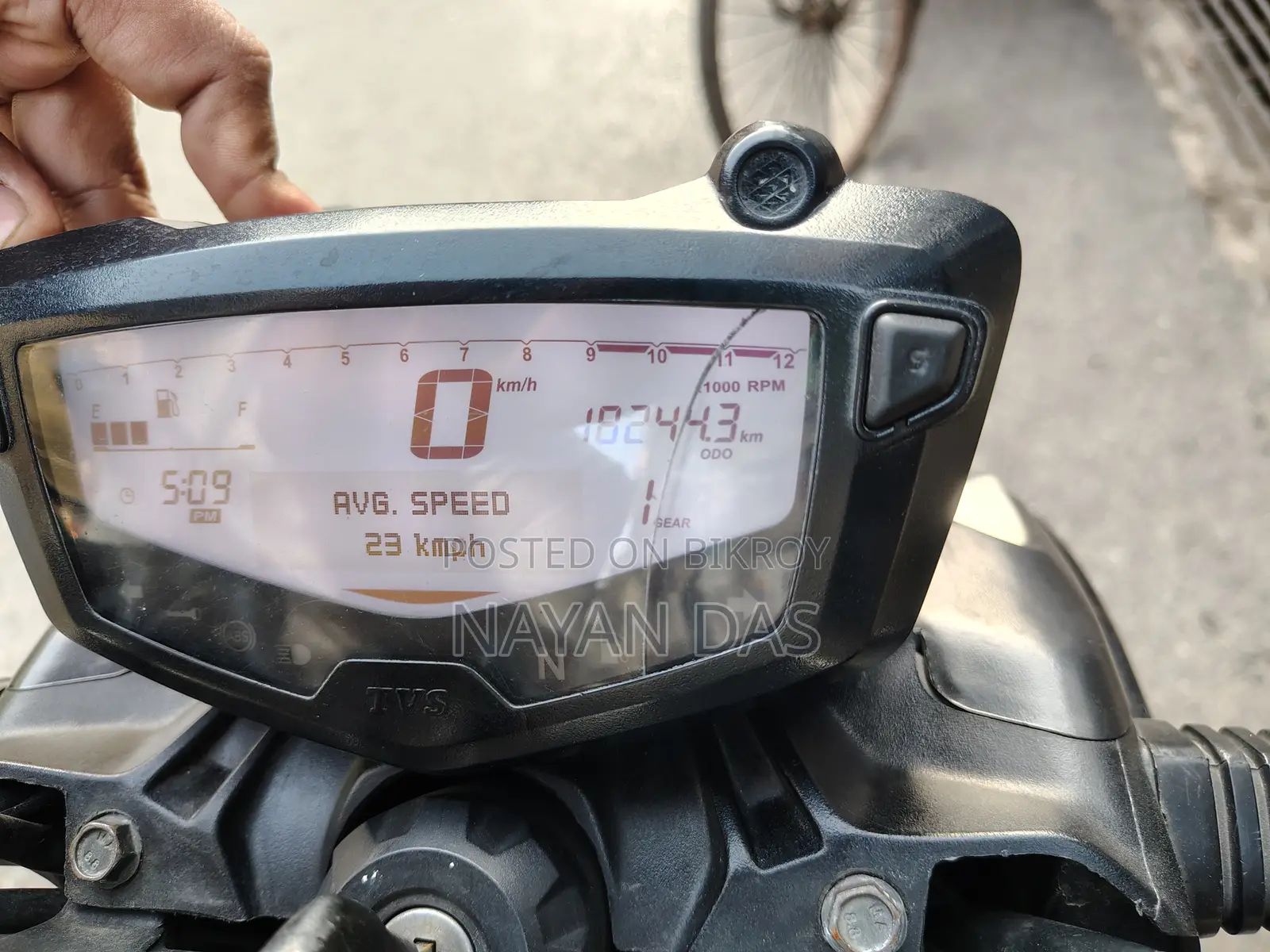 TVS Apache RTR 160 4V 2022 Black