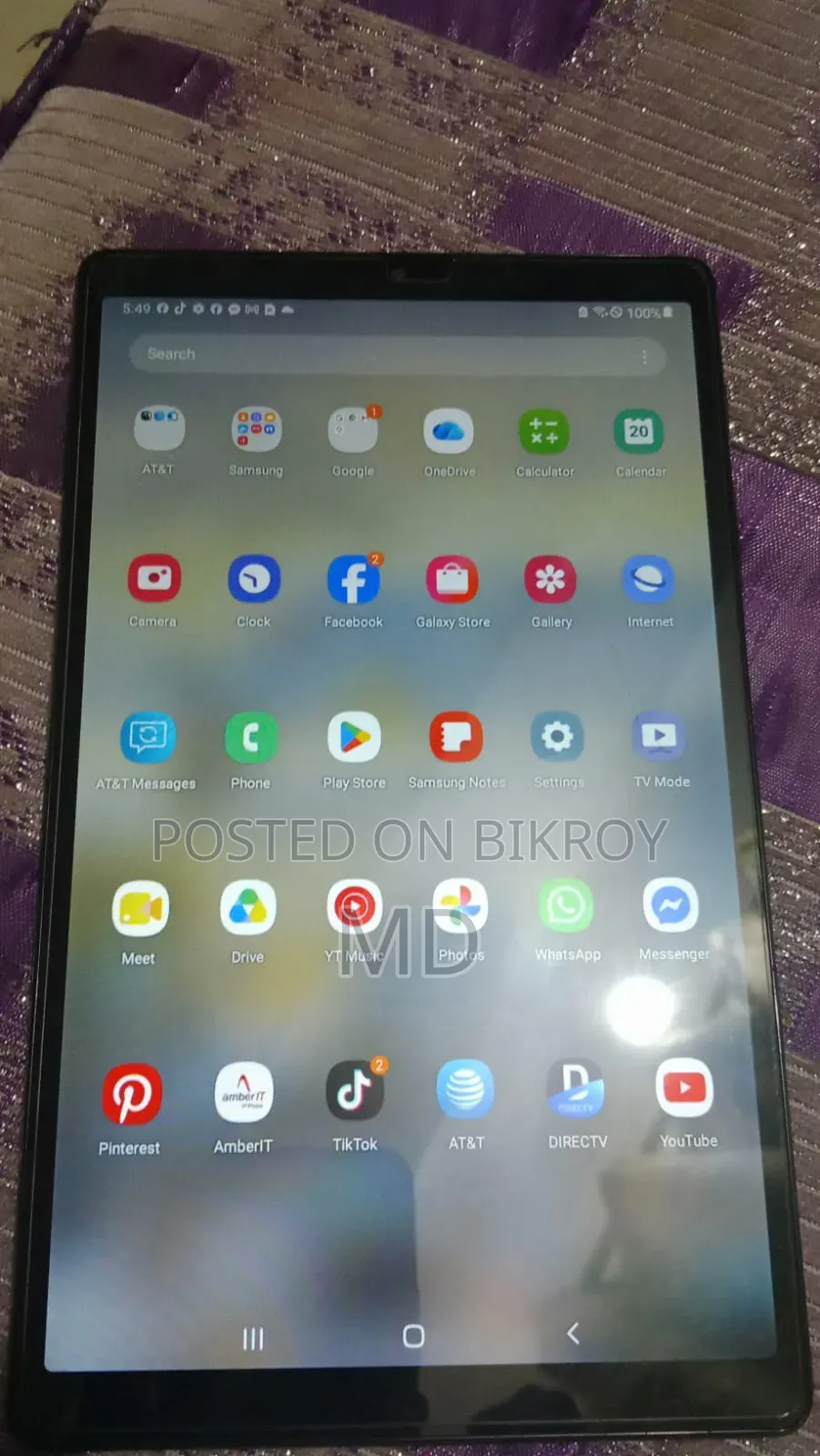 New Samsung Galaxy Tab A7 Lite 32 GB Gray