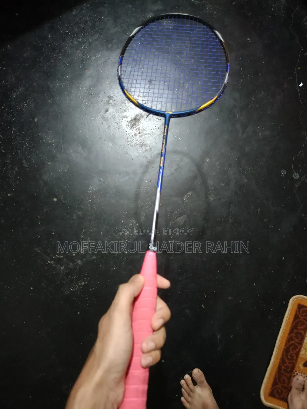 Badminton Racket Woven Tech 90 Lining Challenger 222 Asway-3 Pic