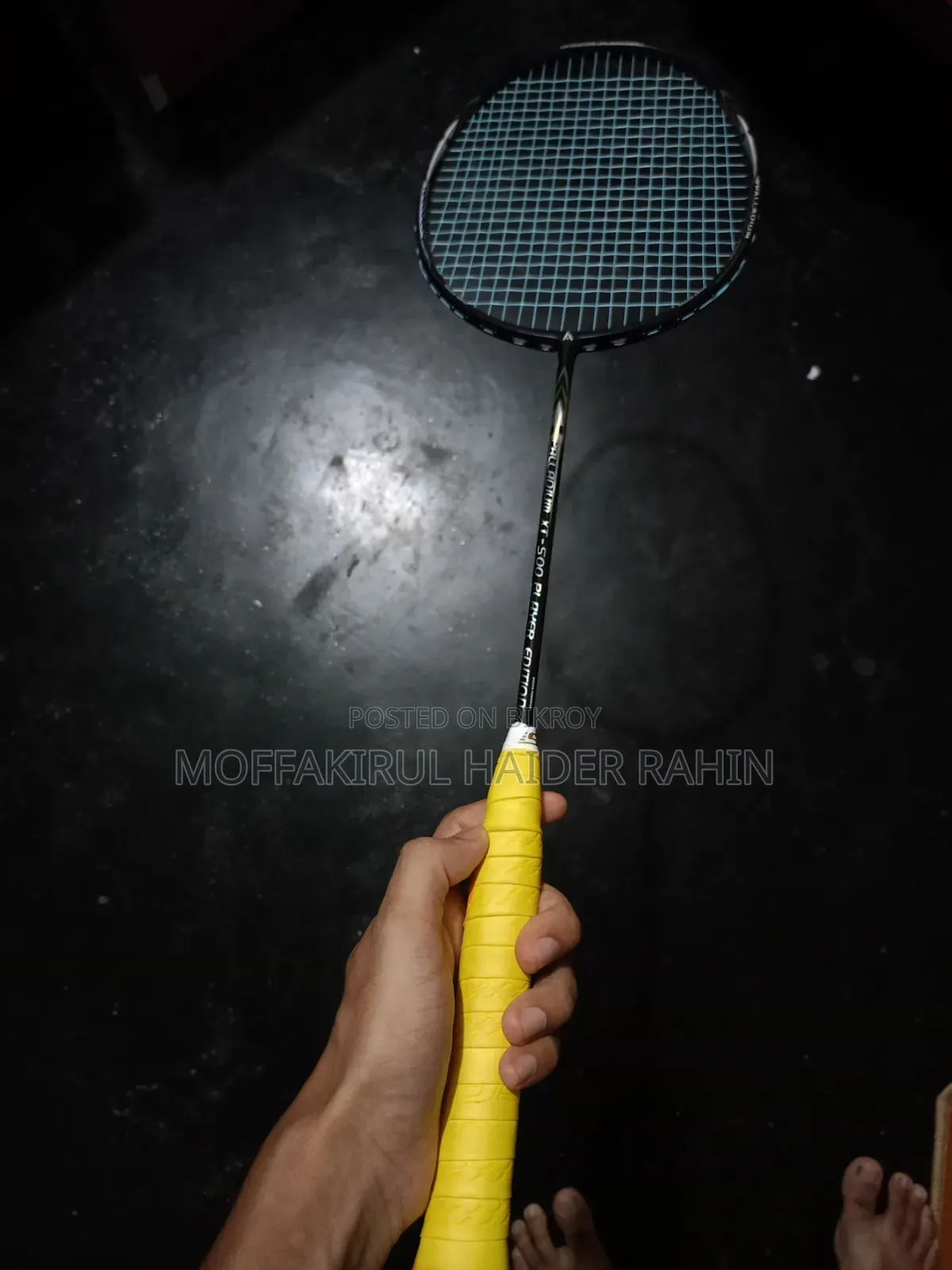 Badminton Racket Woven Tech 90 Lining Challenger 222 Asway-3 Pic