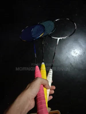 Badminton Racket Woven Tech 90 Lining Challenger 222 Asway-3 Pic