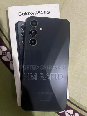 স্যামসাং গ্যালাক্সি এ৫৪ ১২৮ জিবি কালো