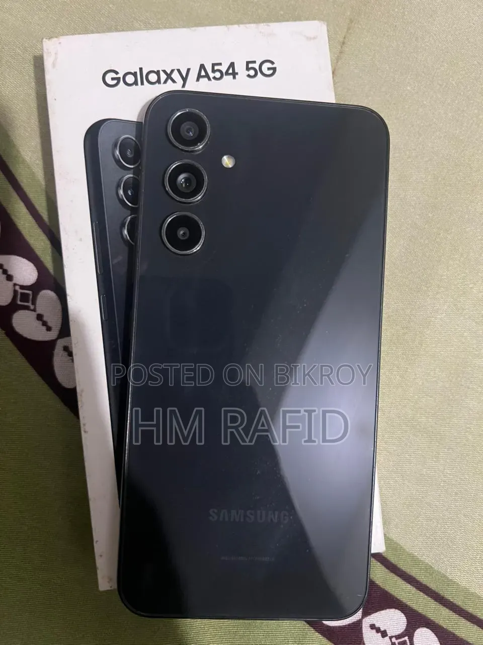 স্যামসাং গ্যালাক্সি এ৫৪ ১২৮ জিবি কালো
