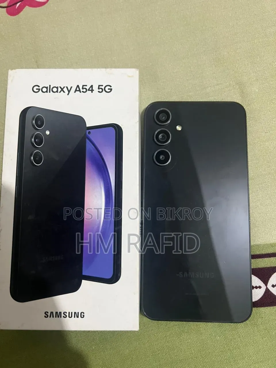 স্যামসাং গ্যালাক্সি এ৫৪ ১২৮ জিবি কালো