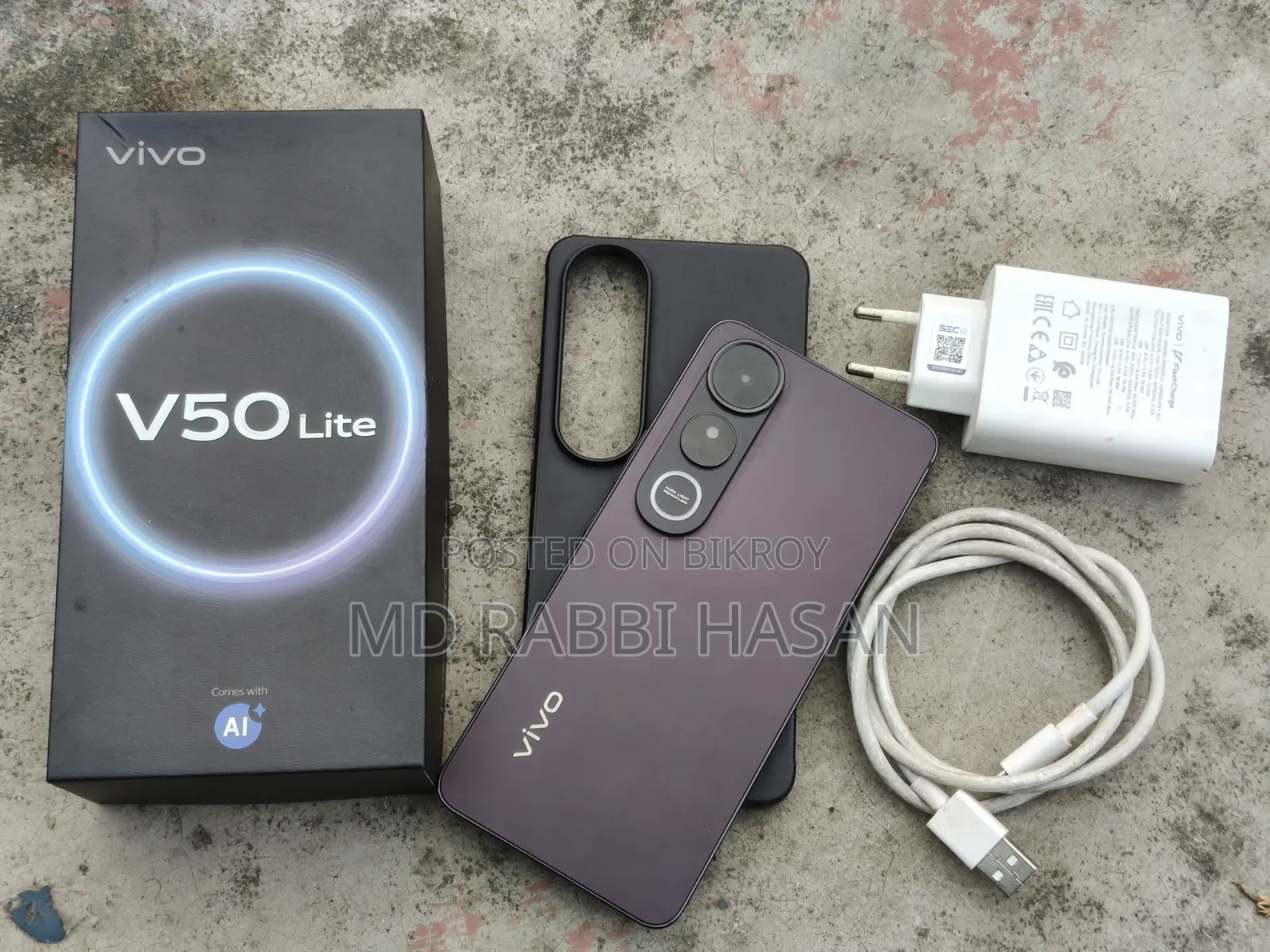 Vivo V50 Lite 4G 256 GB Black