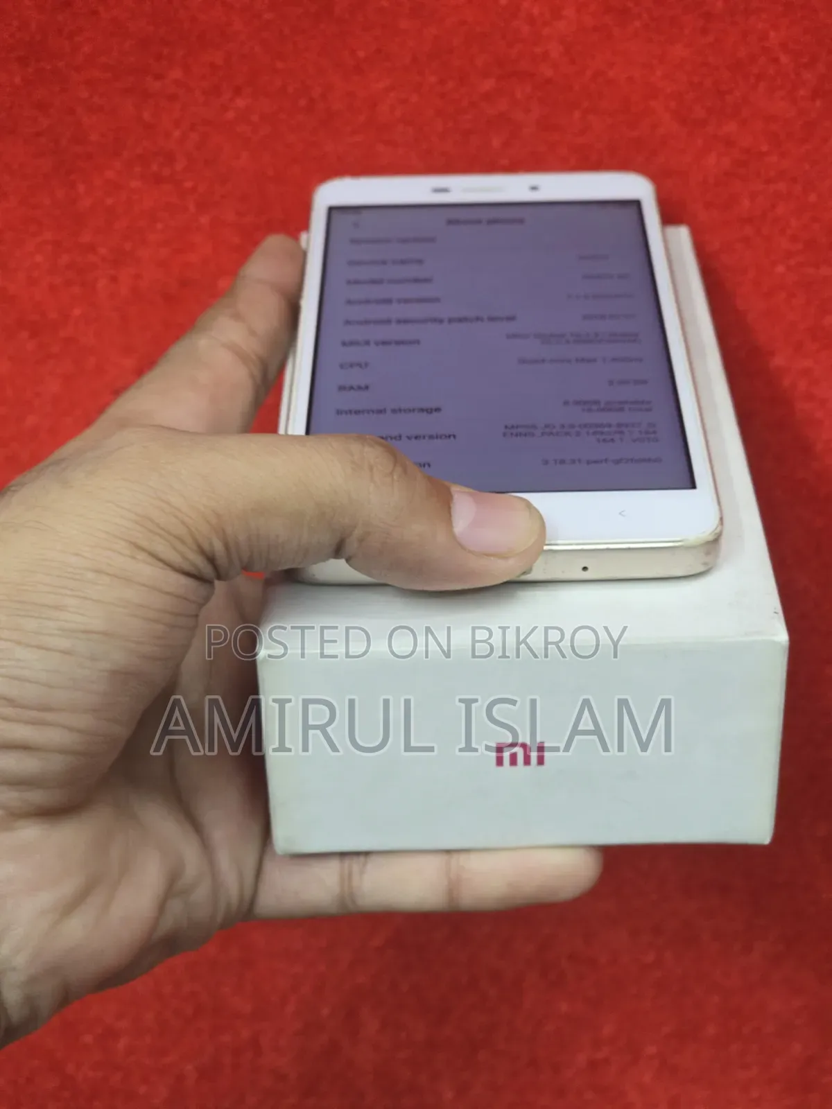 শাওমি রেডমি ৪এ ১৬ জিবি হোয়াইট
