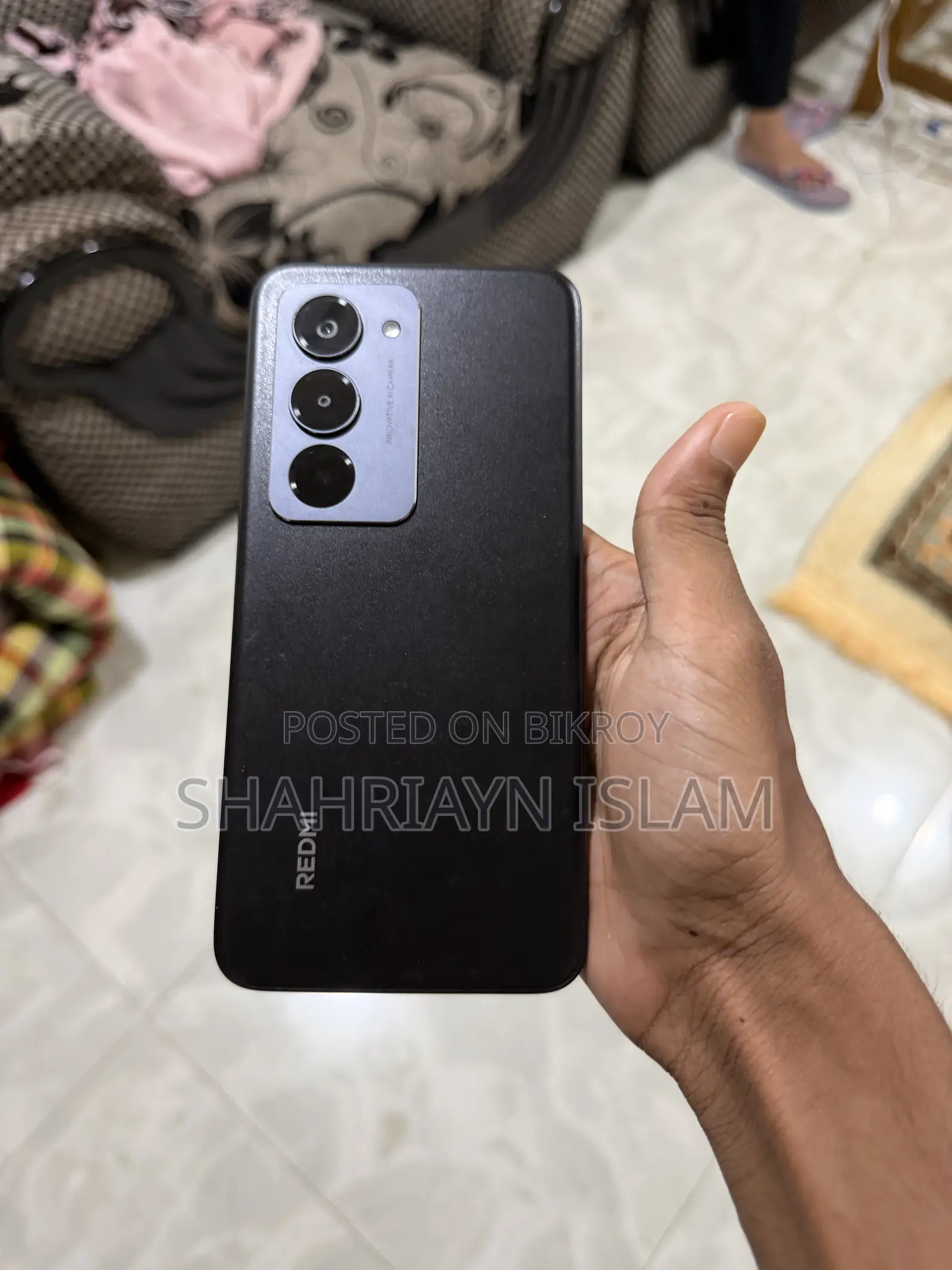 নতুন Xiaomi Redmi 15 ১২৮ জিবি কালো