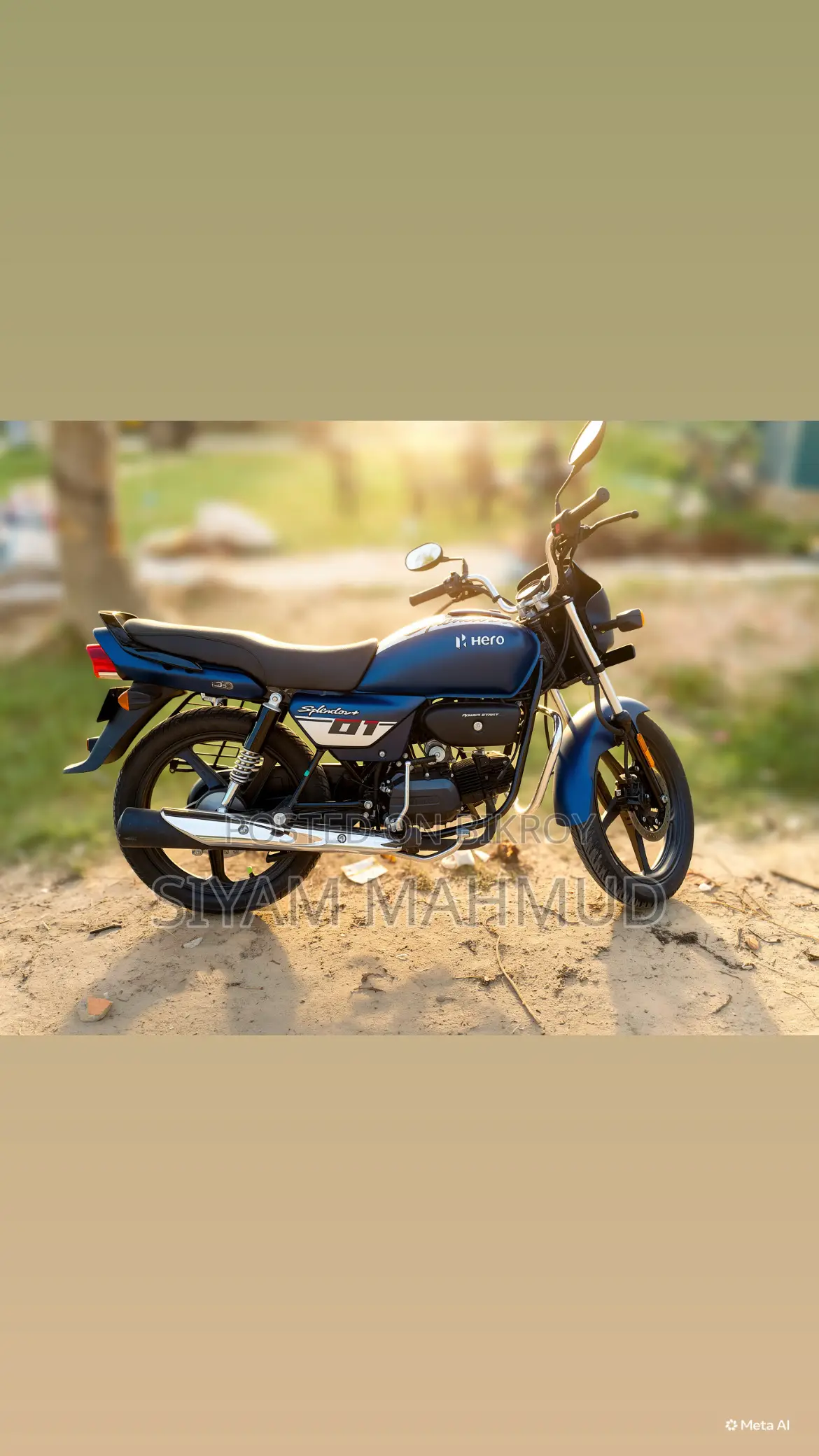 Hero Splendor Plus 2026 Blue