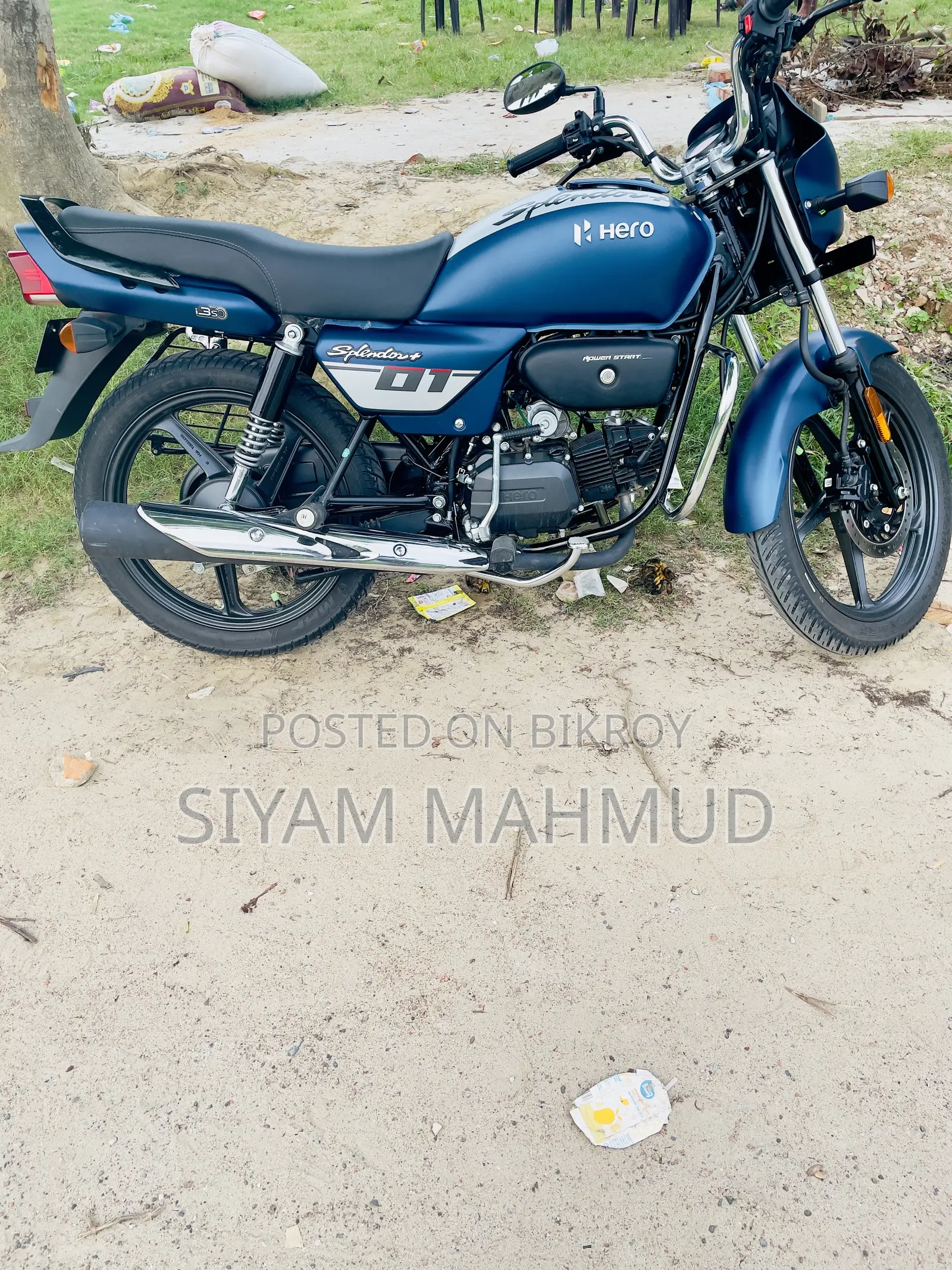 Hero Splendor Plus 2026 Blue