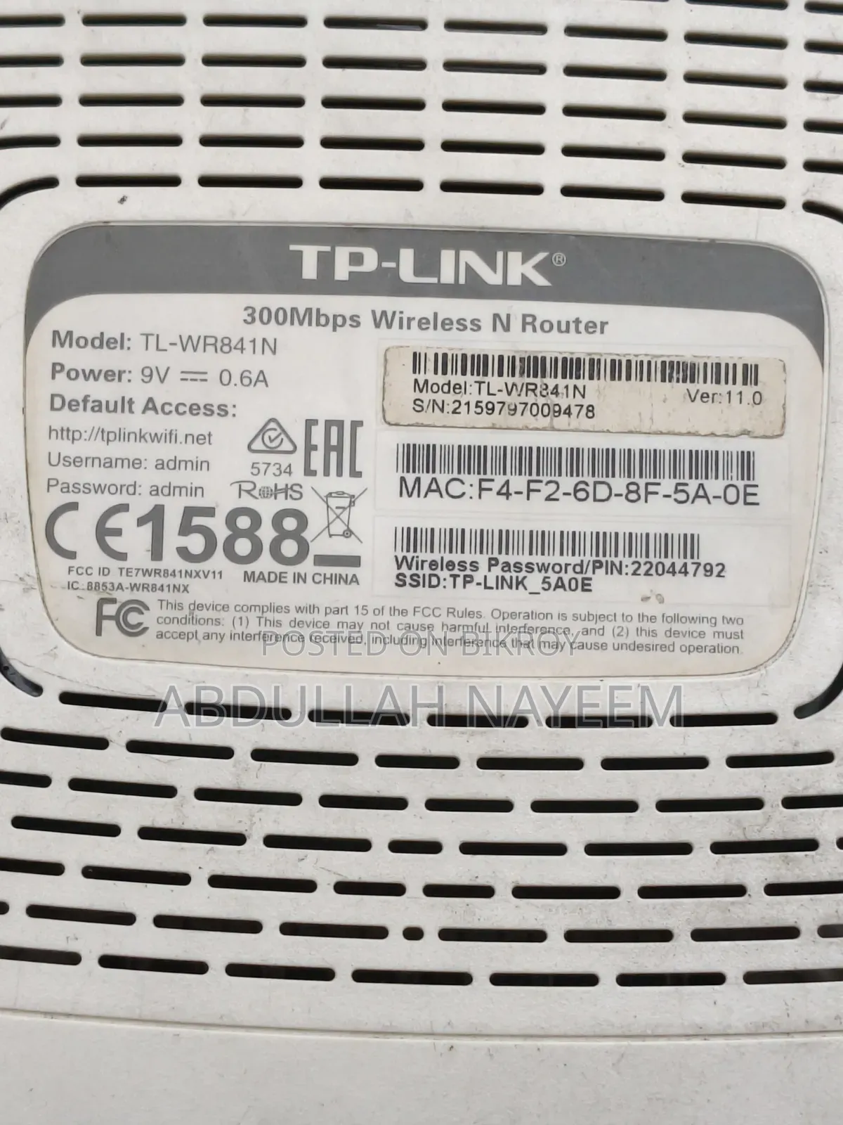 Tp-Link Router 300mbps