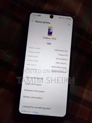 Samsung Galaxy A52 128 GB Blue
