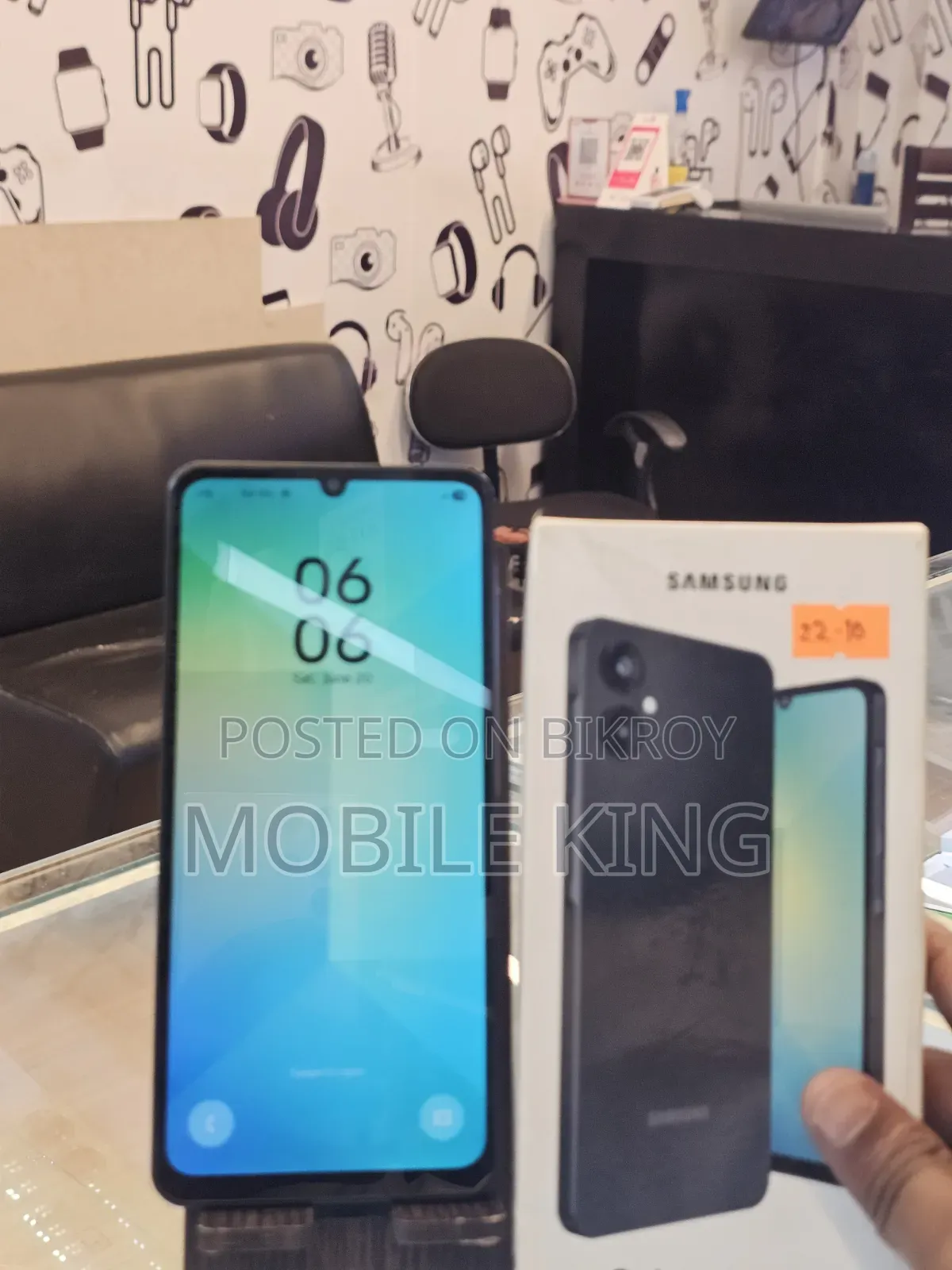 স্যামসাং গ্যালাক্সি এ০৬ ১২৮ জিবি ব্ল্যাক