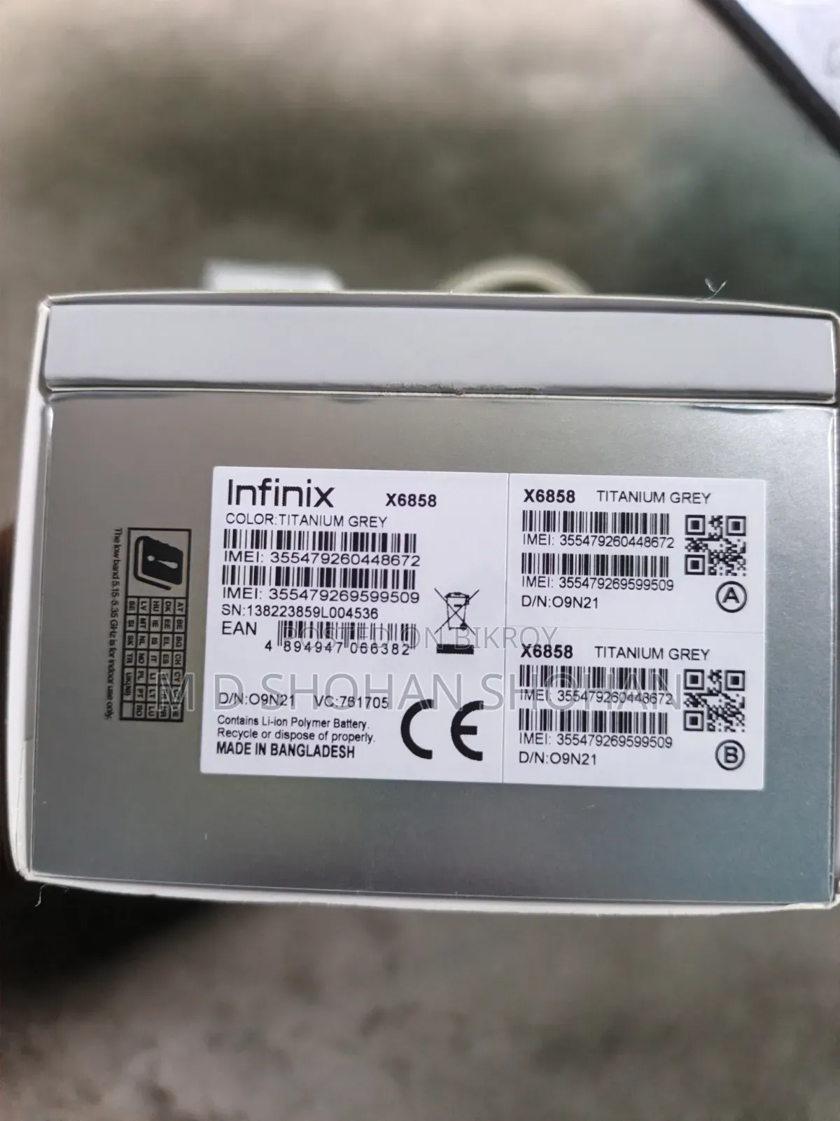 Infinix Note 50 4G 256 GB Black