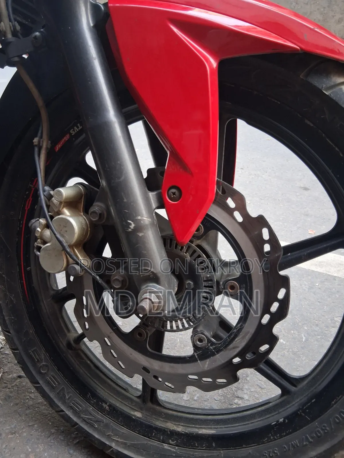 TVS Apache RTR 160 4V 2022 Red