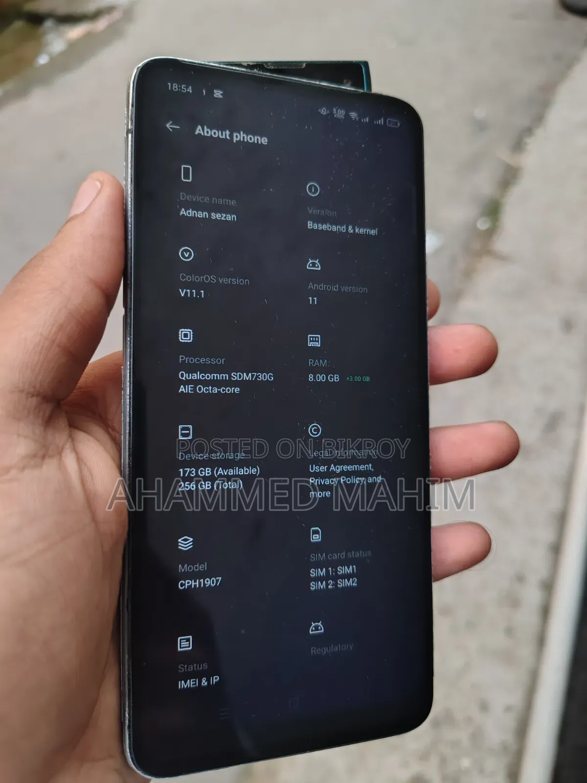 Oppo Reno 2 256 GB Green