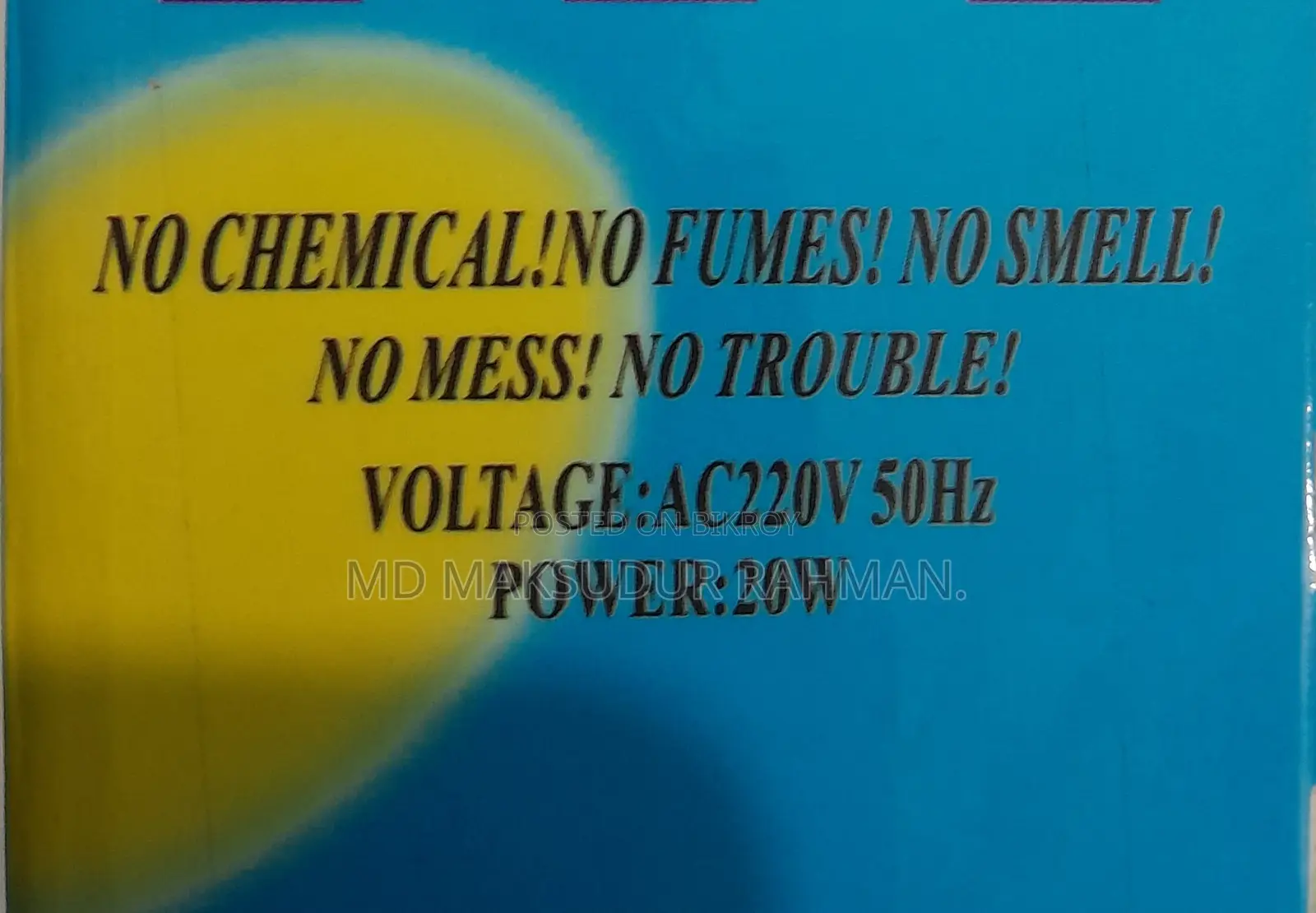 Mosquito Insect Pest Killer (20w/Ac220v/50hz)
