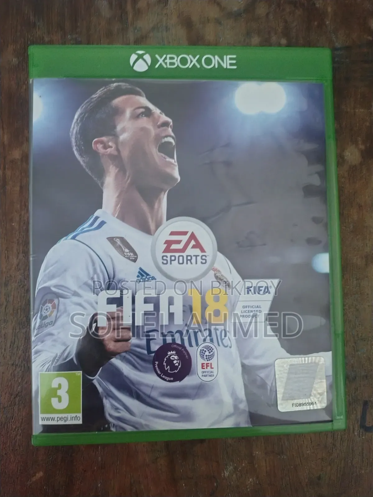 Fifa 18 Cd for Xbox One