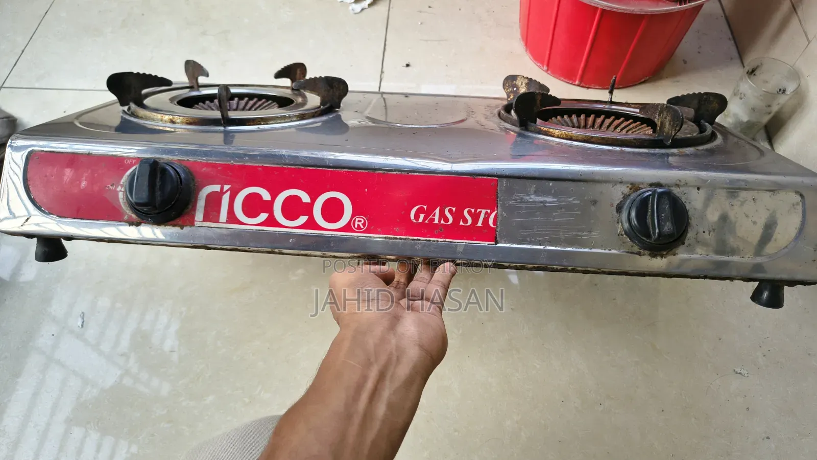 রিকো গ্যাস স্টোভ (ডাবল অটো)