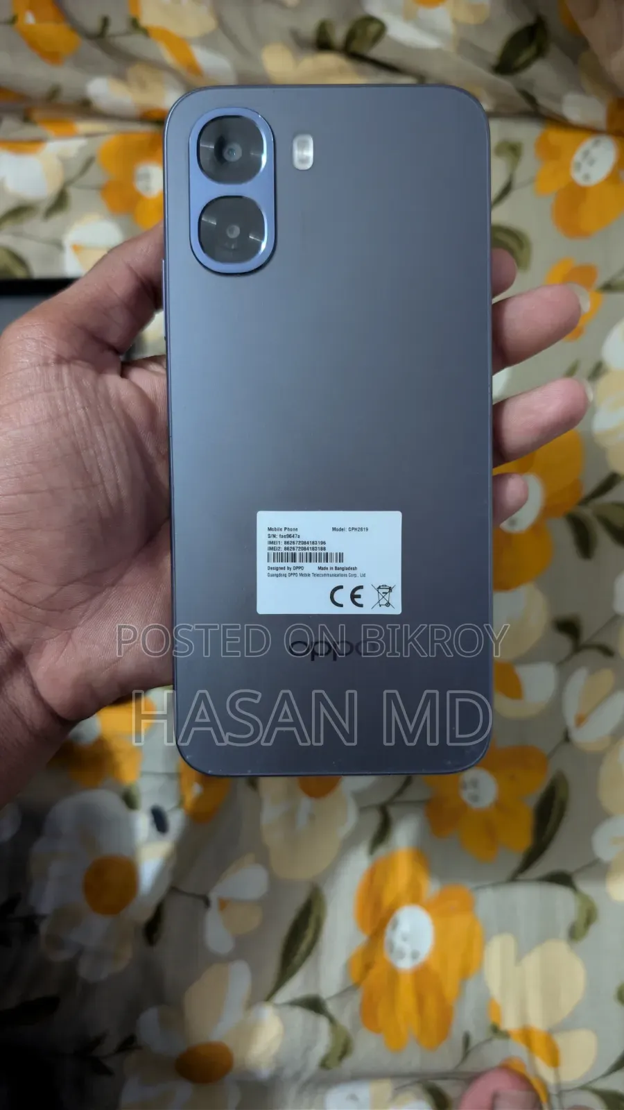 New Oppo A6x 64 GB Blue